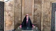 عکس از ادامه ی شیرازگردی های خانم مجری