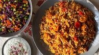 دمی مراکشی یک پلو مخلوط ساده و عالی
