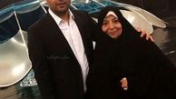 احسان علیخانی و مادر فرهنگی اش+عکس