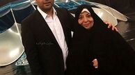 احسان علیخانی و مادر فرهنگی اش+عکس