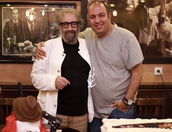 علی اوجی در تولد یک کارگردان مشهور + عکس