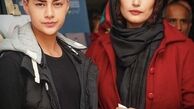لادن طباطبایی و پسر بزرگش + عکس