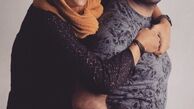 کولی گرفتن حدیثه تهرانی و همسرش + عکس