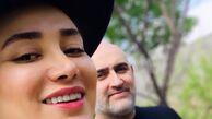 گردش بهاره افشاری با برادرش + عکس
