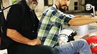 موتور سواری آقا بهتاش با همسر هما خانوم + عکس