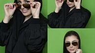 استایل جدید نیوشا ضیغمی با عینک + عکس