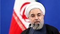 روحانی در گفت‌وگوی تلویزیونی با مردم سخن می‌گوید