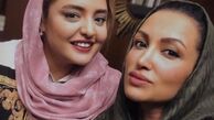 سلفی ستایش به همراه دوست بازیگرش