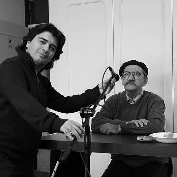 سامان احتشامی در کنار بازیگر و صدا پیشه مشهور + عکس