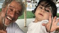 بابا پنجعلی در کنار دختر فهیمه + عکس