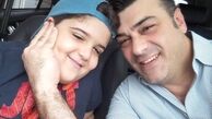 آقای گوینده خبر در کنار پسرش+عکس