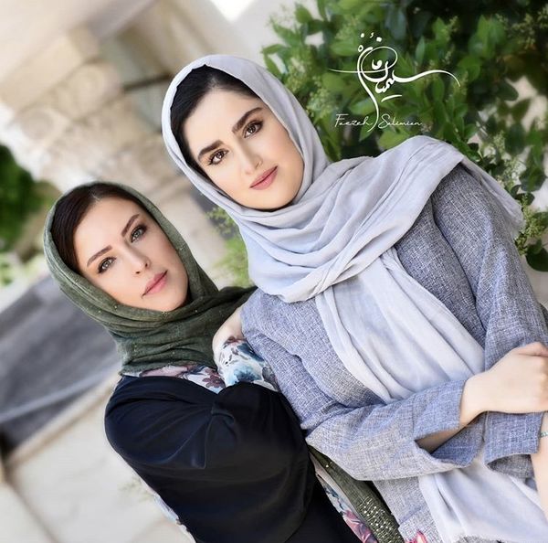 عکس جدید هانیه غلامی و مادرش