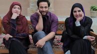 فاطمه گودرزی در پشت صحنه سریال شرم + عکس
