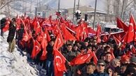 تظاهرات در «حکاری» ضد حملات تروریستی ترکیه+ عکس