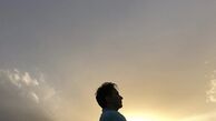 مجید اخشابی در غروبی زیبا + عکس