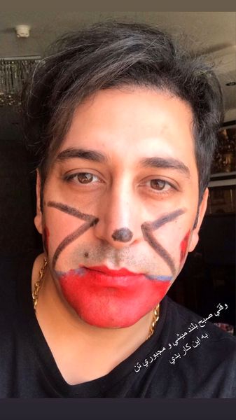 نقاشی های کودکانه آقای بازیگر + عکس