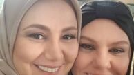  عکس خندان بهنوش بختیاری و افسانه چهره‌ آزاد