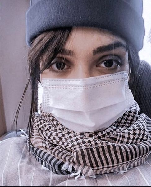 المیرا دهقانی با چفیه + عکس