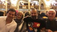 عکس خانواده همسر شقایق دهقان در رستورانس سنتی