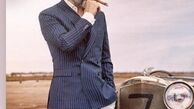 عکس مدلینگ آقای بازیگر جوگندمی خوشتیپ