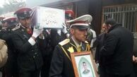 تشییع پیکر 3 پلیس شهید حادثه خیابان پاسداران
