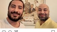 نوید محمدزاده در کنار برادرش + عکس