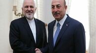 دیدار ظریف با وزیر امور خارجه ترکیه 