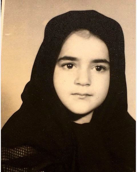 نعیمه نظام دوست در کودکی + عکس