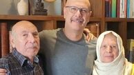 محمد بحرانی در کنار پدر و مادرش