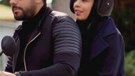 عکس عاشقانه احسان خواجه امیری و همسرش