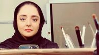 سلفی نرگس محمدی در آینه با چهره جدید + عکس