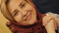 ظاهر ساده و بی آرایش مرجانه گلچین در سالگرد هنرمند معروف+عکس