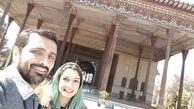 الیکا عبدالرزاقی و‌همسرش در سفر + عکس