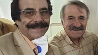 مهران رجبی در کنار اسطوره صدای ایران + عکس
