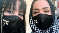 بهنوش بختیاری و دستیارش + عکس