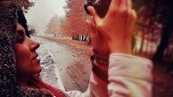 عکاسی حرفه ای خانم بازیگر در پاییز