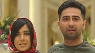 بازیگر «دلدادگان» در کنار همسرش