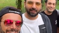 تفریح احسان علیخانی با داور عصر جدید + عکس