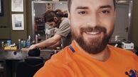 بابک‌جهانبخش و‌پسرش در آرایشگاه + عکس