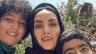 مرجان شیرمحمدی و‌پسرانش + عکس
