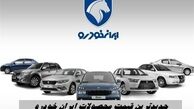 جدیدترین قیمت محصولات ایران‌ خودرو +  جدول قیمت رانا ، سورن ، دنا و هایما