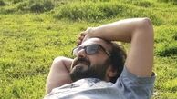 استراحت آقای بازیگر در دل طبیعت + عکس
