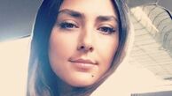 سلفی هدی زین العابدین در ماشین + عکس