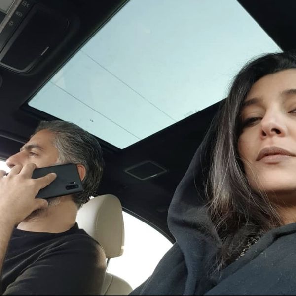 سلفی جدید از ساره بیات و همسرش + عگس