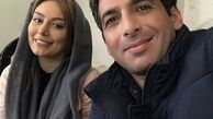 سلفی حمید گودرزی با سحر قریشی + عکس