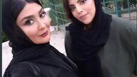 پیاده روی مریم معصومی با دوستش + عکس