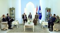 دیدار «سید عمار حکیم» با فرستاده آمریکا در ائتلاف آمریکایی