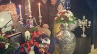 عکس نیوشا ضیغمی و همسرش در میان نقره ها