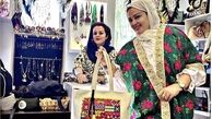 گشت و گذار بهاره رهنما در بازار + عکس