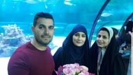عکس خانم مجری و همسرش در زیر آب+عکس